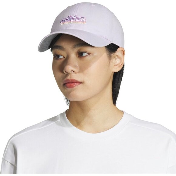 Adidas Women\'s Purple Semi Pink Baseball Adjustable Cotton Athletic Relaxed Hat